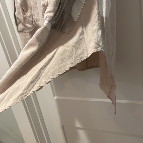 NWT super cute linen tunic dress cottage core - Picture 4 of 6